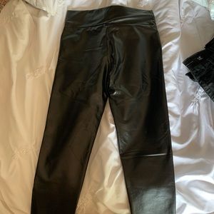 Pleather pants